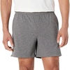 Amazon Essentials Men’s Supersoft Performance 6″ Relaxed-Fit Athletic Shorts(Space Dye Grey)