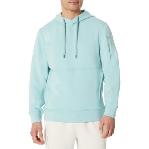 Amazon Essentials Active Men’s Active Relaxed-Fit Zip Through Hoodie(Light Blue)