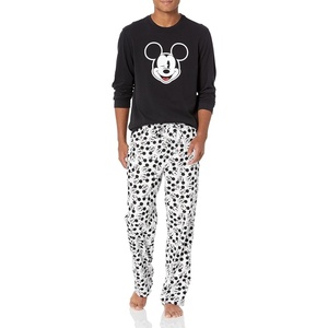 Amazon Essentials Disney | Marvel | Star Wars Men’s Flannel Pajama Sleep Sets(Mickey Moods – Mens Flannel)