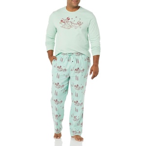 Amazon Essentials Disney | Marvel | Star Wars Men’s Flannel Pajama Sleep Sets(Mickey Winter)