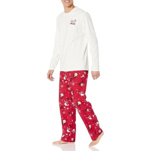 Amazon Essentials Disney | Marvel | Star Wars Men’s Flannel Pajama Sleep Sets(Nightmare Valentine – Mens)
