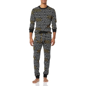 Amazon Essentials Disney | Marvel | Star Wars Men’s Snug-Fit Cotton Pajama Sleep Sets(Star Wars Logo – Mens Snug-fit)