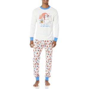 Amazon Essentials Disney | Marvel | Star Wars Men’s Snug-Fit Cotton Pajama Sleep Sets(Star Wars Mando Winter)