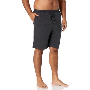Amazon Essentials Men’s 9″ Knit Pajama Shorts with Elastic Waist and Drawstring, Loungewear (Available in Big & Tall)(Charcoal)