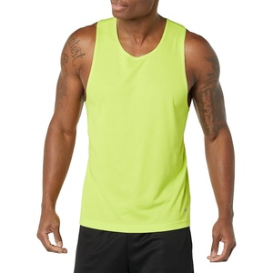 Amazon Essentials Men’s Active Performance Tech Racerback Tank(Lime Green)