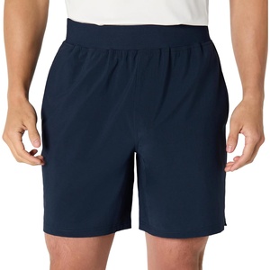 Amazon Essentials Men’s Athletic Running Training Shorts, Performance Stretch Woven Workout Shorts, 7“(Navy)