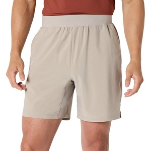 Amazon Essentials Men’s Athletic Running Training Shorts, Performance Stretch Woven Workout Shorts, 7“(Taupe)