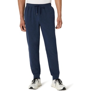 Amazon Essentials Men’s Athletic Soft Performance Lightweight Gym Workout Tapered Track Jogger Sweatpants(Space Dye Navy)