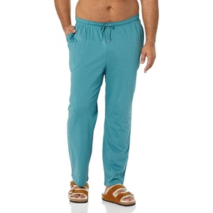 Amazon Essentials Men’s Relaxed-Fit Lightweight Cotton Knit Lounge Pajama Pants(Dark Turquoise)