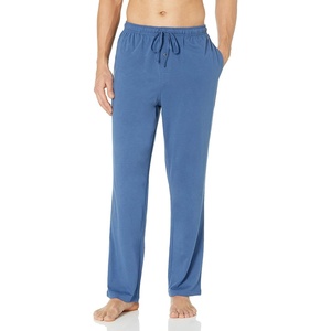 Amazon Essentials Men’s Relaxed-Fit Lightweight Cotton Knit Lounge Pajama Pants(Indigo)