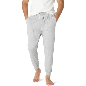 Amazon Essentials Men’s Soft Lightweight Knit Cotton Blend Jogger Pajama Pants(Medium Grey Heather)
