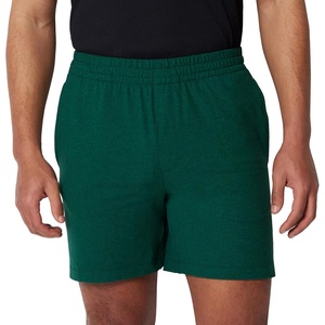 Amazon Essentials Men’s Supersoft Performance 6″ Relaxed-Fit Athletic Shorts(Space Dye Green)