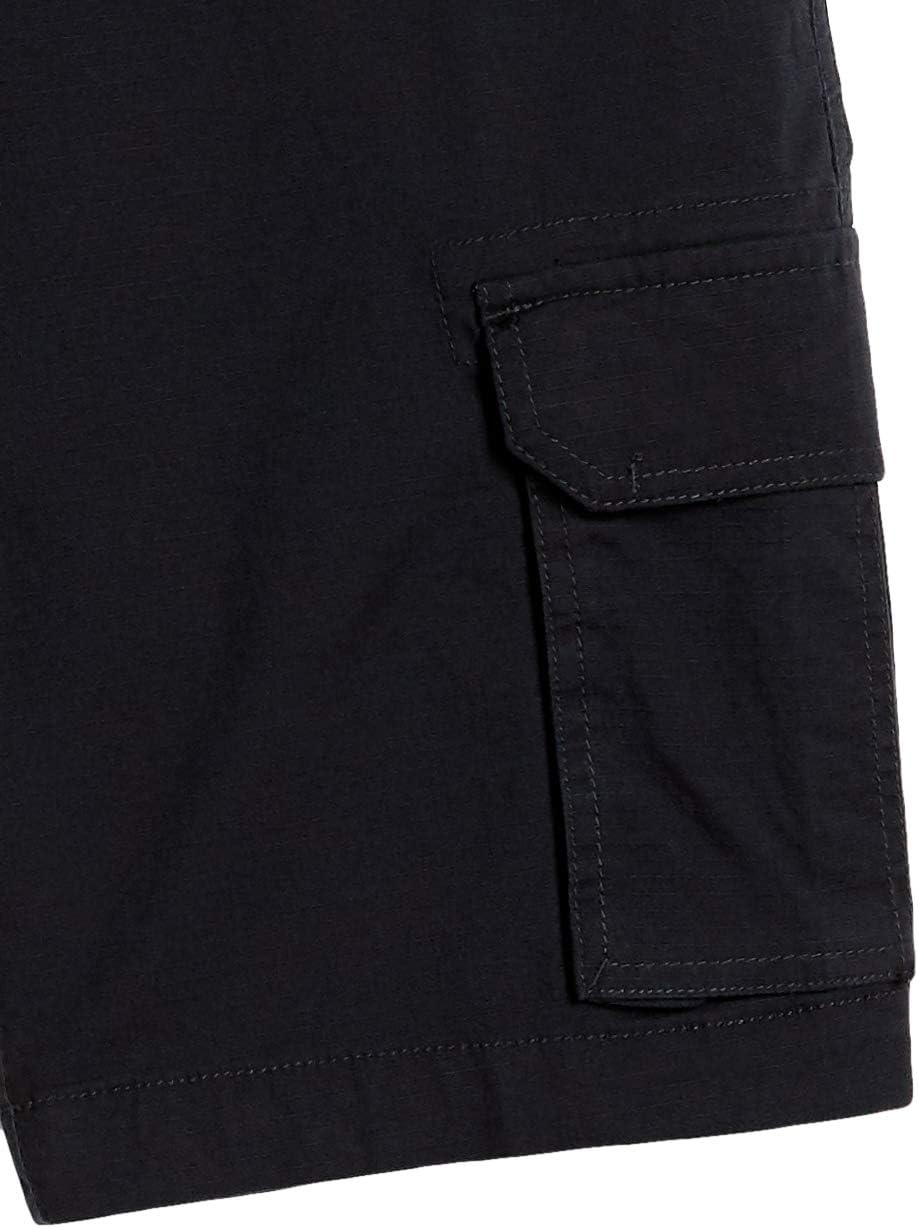 image:imageAmazon Essentials Mens 10 25cm Lightweight Cotton Blend Stretch Cargo ShortsBlack