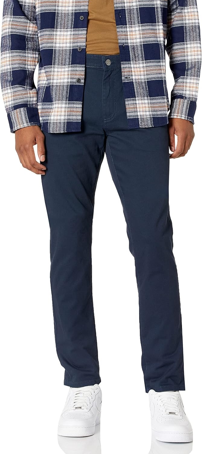 image:imageAmazon Essentials Mens 5Pocket Stretch Twill Casual PantsNavy
