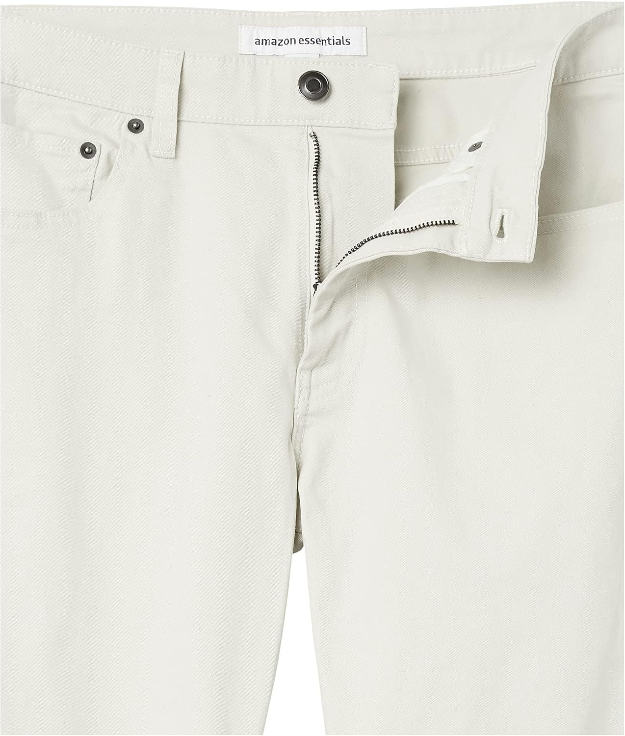 image:imageAmazon Essentials Mens 5Pocket Stretch Twill Casual PantsStone