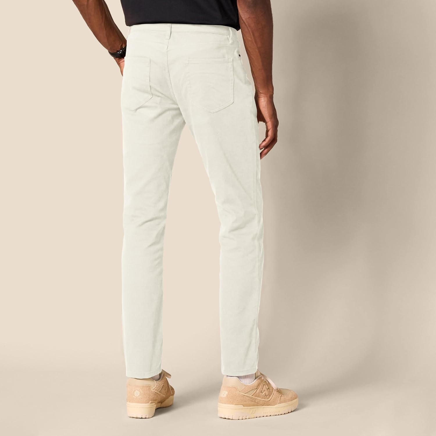 image:imageAmazon Essentials Mens 5Pocket Stretch Twill Casual PantsStone