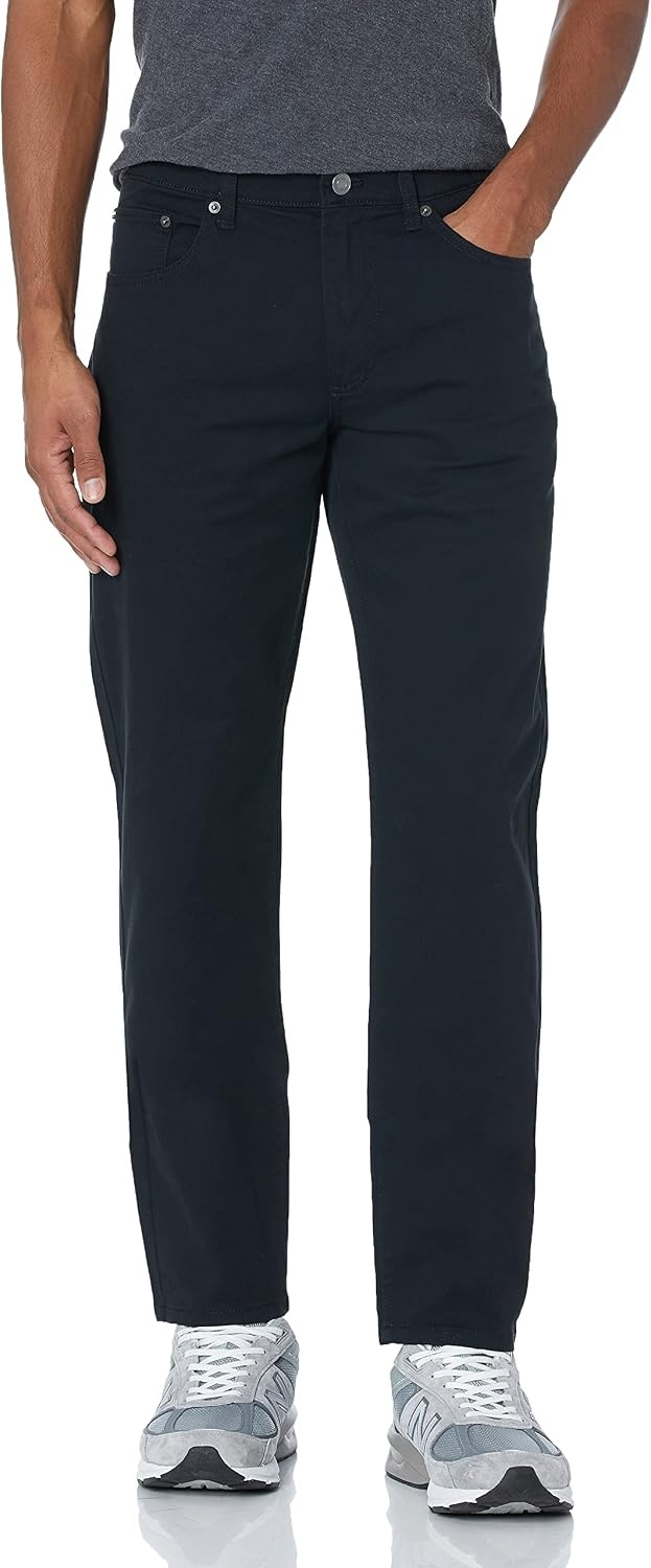 image:imageAmazon Essentials Mens 5Pocket Stretch Twill PantsBlack