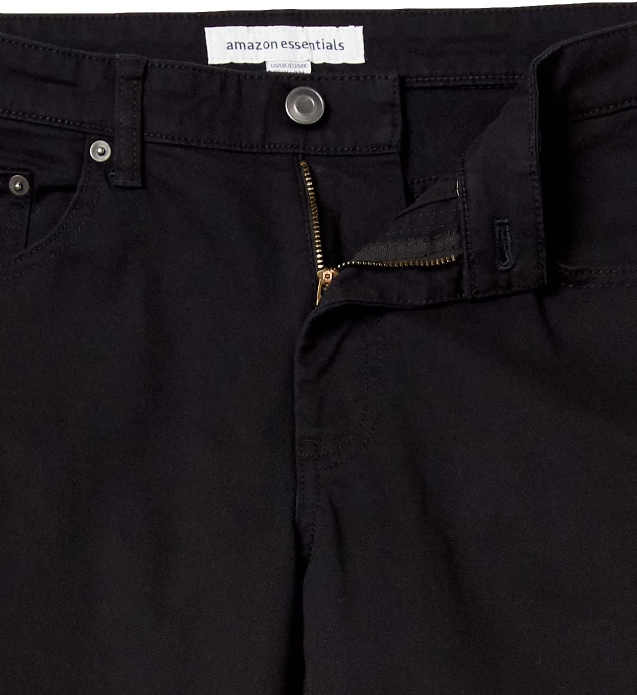 image:imageAmazon Essentials Mens 5Pocket Stretch Twill PantsBlack
