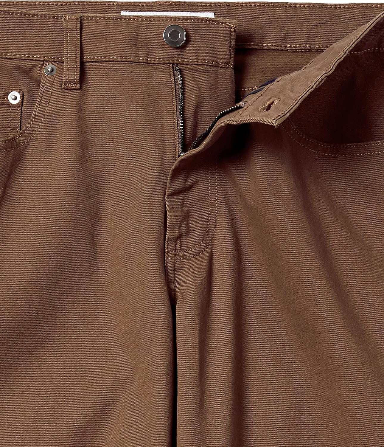 image:imageAmazon Essentials Mens 5Pocket Stretch Twill PantsBrown