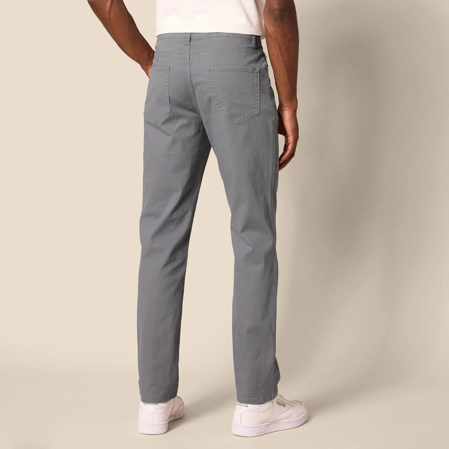 image:imageAmazon Essentials Mens 5Pocket Stretch Twill PantsDark Grey