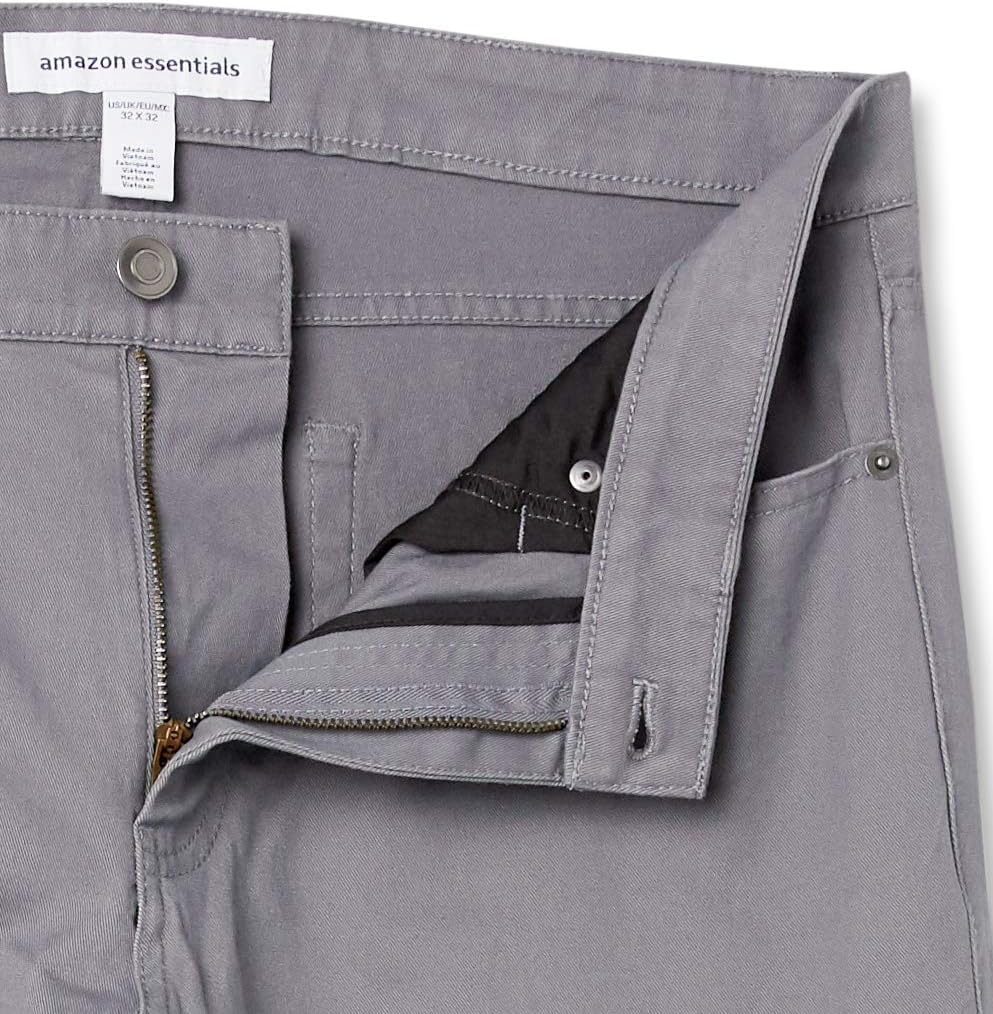 image:imageAmazon Essentials Mens 5Pocket Stretch Twill PantsDark Grey