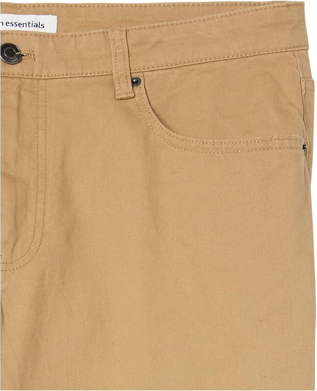 image:imageAmazon Essentials Mens 5Pocket Stretch Twill PantsDark Khaki