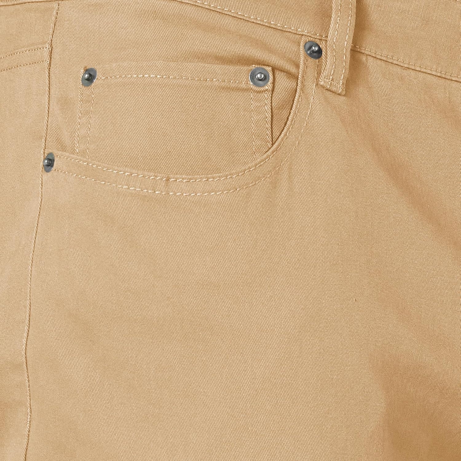 image:imageAmazon Essentials Mens 5Pocket Stretch Twill PantsDark Khaki Brown