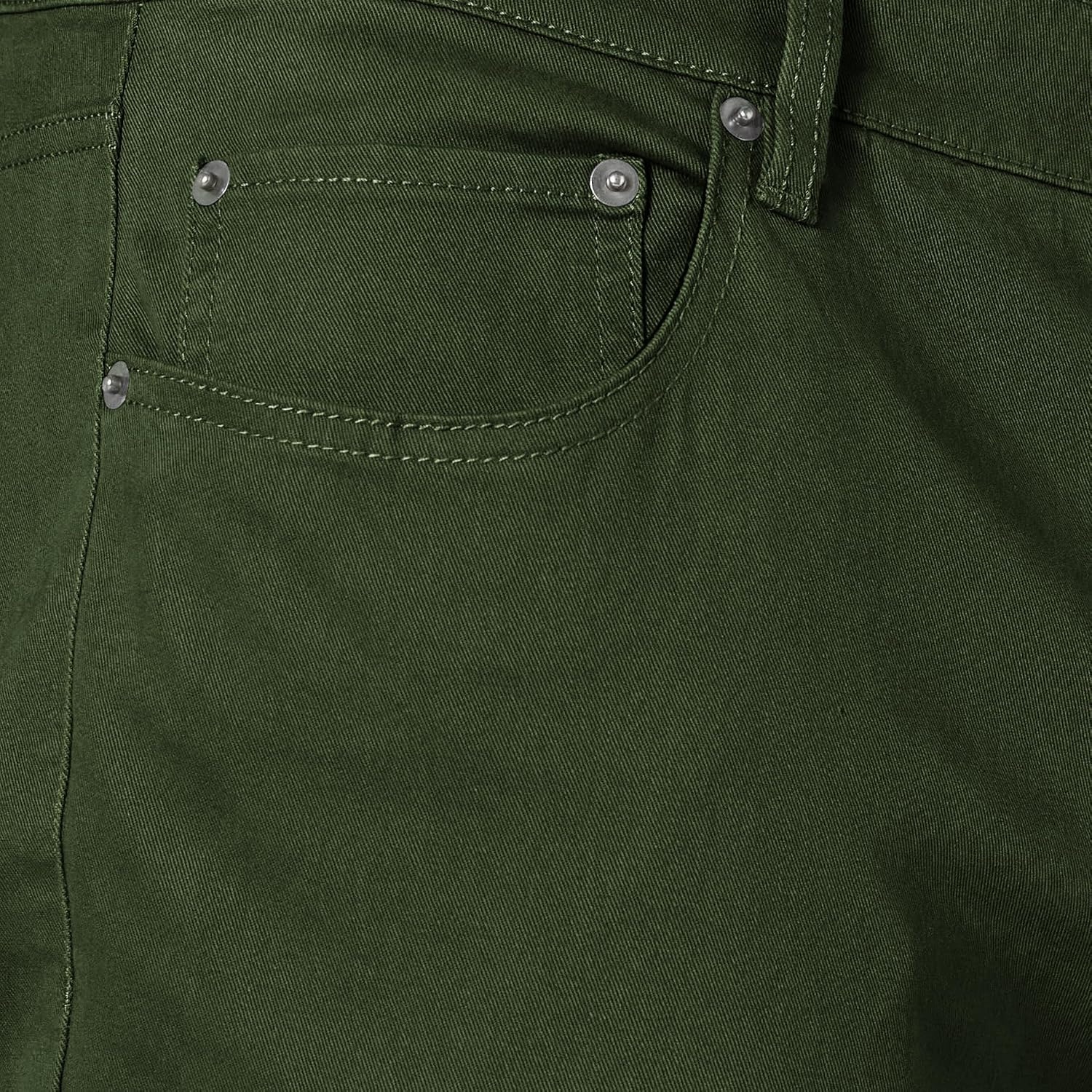 image:imageAmazon Essentials Mens 5Pocket Stretch Twill PantsDark Olive