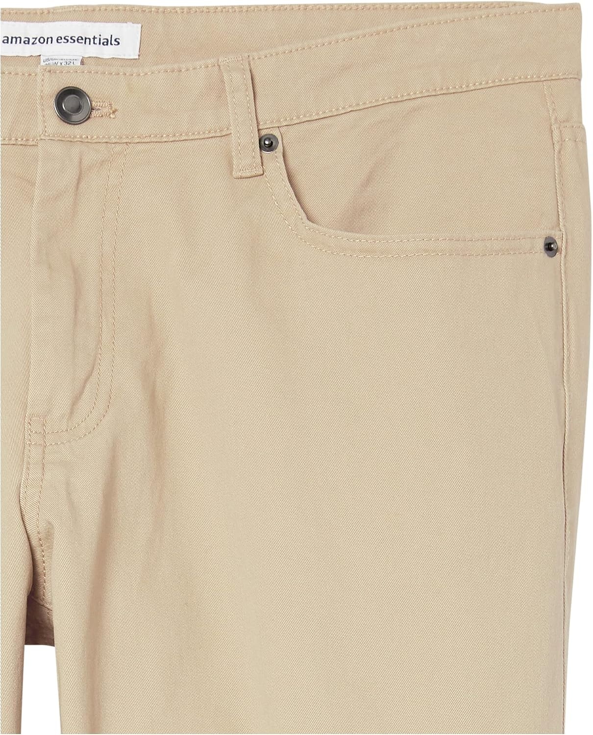 image:imageAmazon Essentials Mens 5Pocket Stretch Twill PantsKhaki