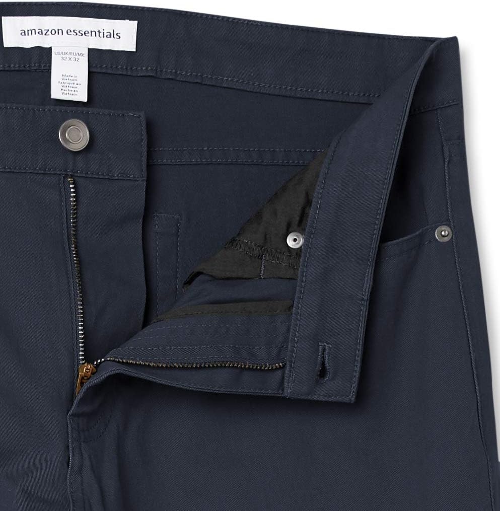 image:imageAmazon Essentials Mens 5Pocket Stretch Twill PantsNavy