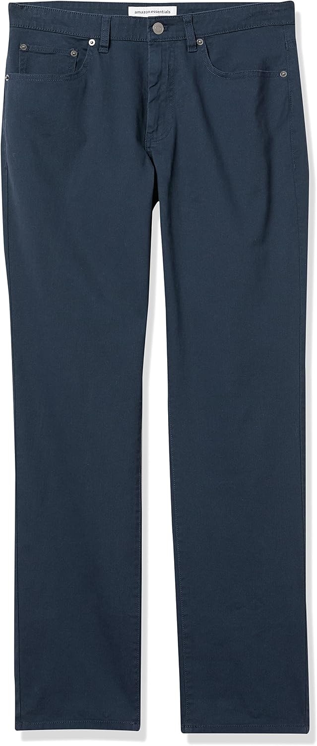 image:imageAmazon Essentials Mens 5Pocket Stretch Twill PantsNavy