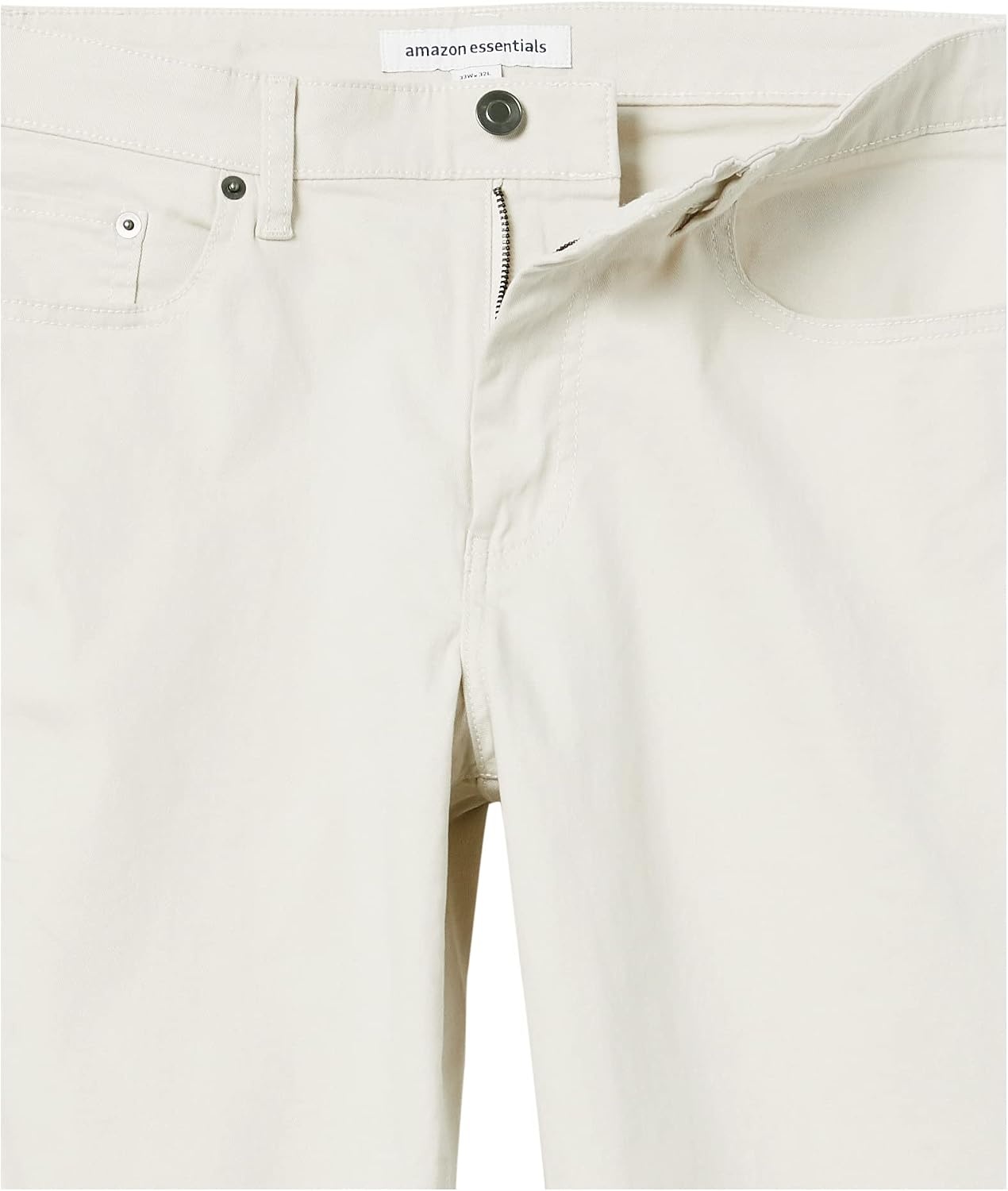 image:imageAmazon Essentials Mens 5Pocket Stretch Twill PantsStone
