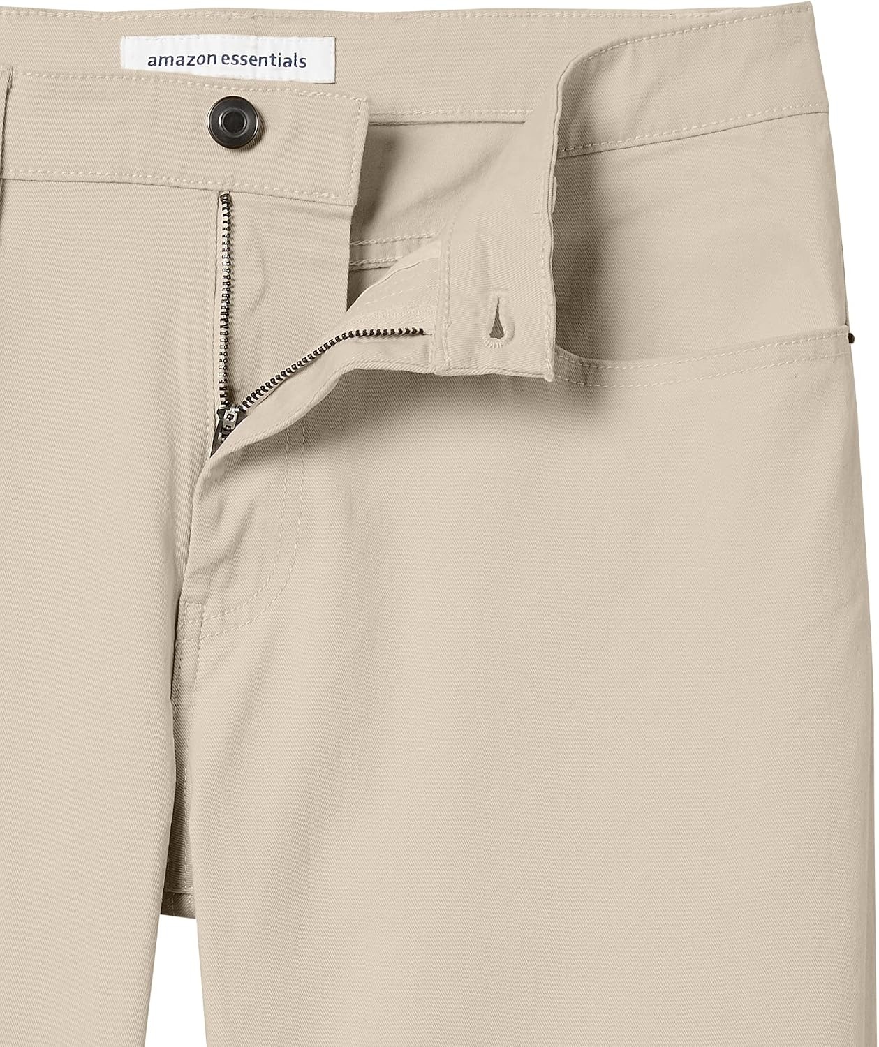 image:imageAmazon Essentials Mens 5Pocket Stretch Twill PantsStone