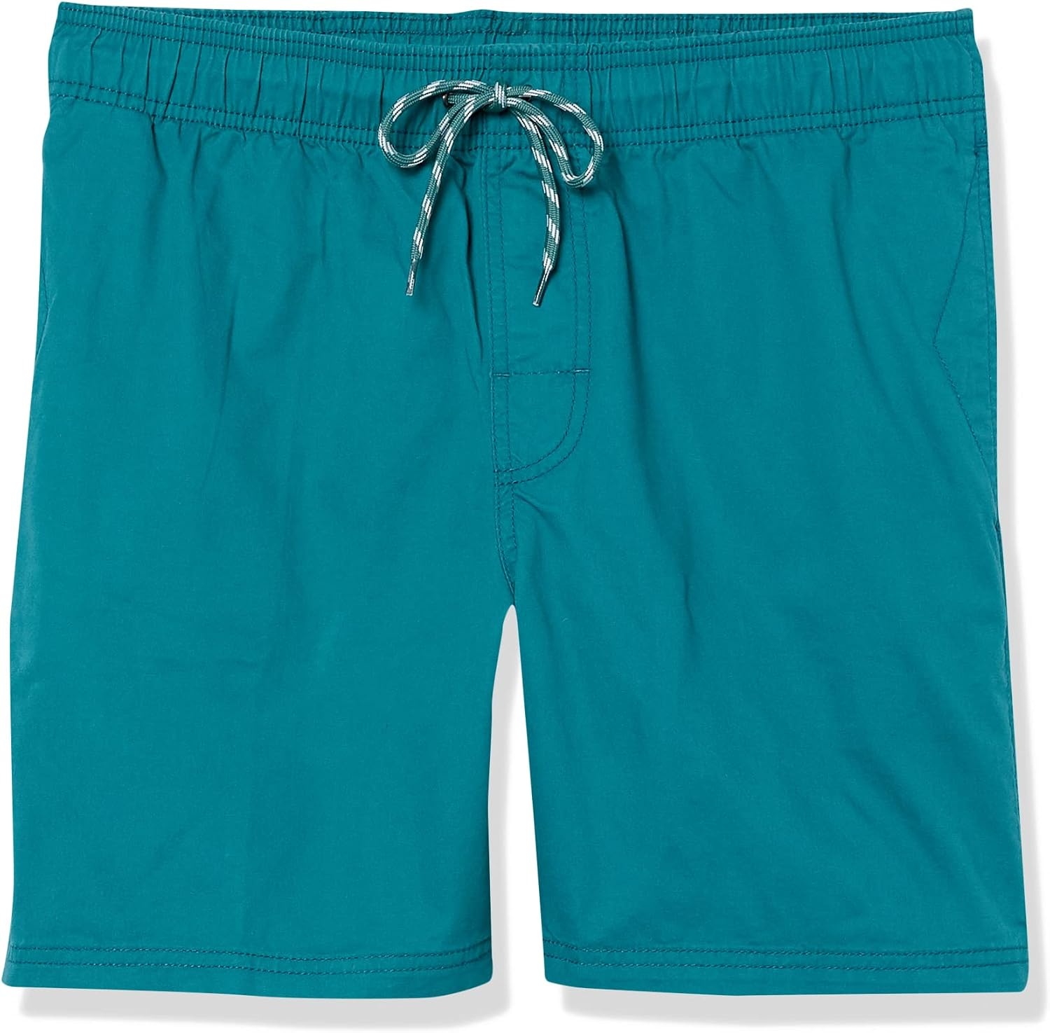 image:imageAmazon Essentials Mens 6 Inseam Regular Fit Drawstring Shorts with Elastic Waist and PocketsTeal Blue