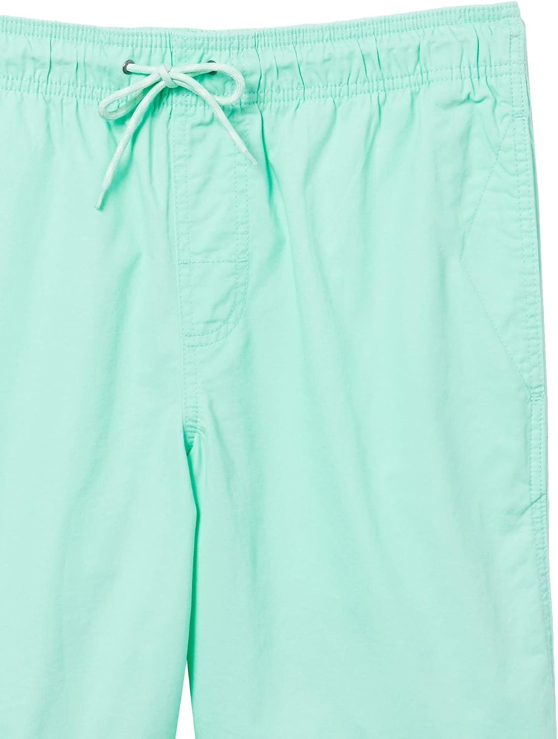 image:imageAmazon Essentials Mens 8 Inseam RelaxedFit Cotton Drawstring PullOn Walk Shorts SummerWeightAqua Green