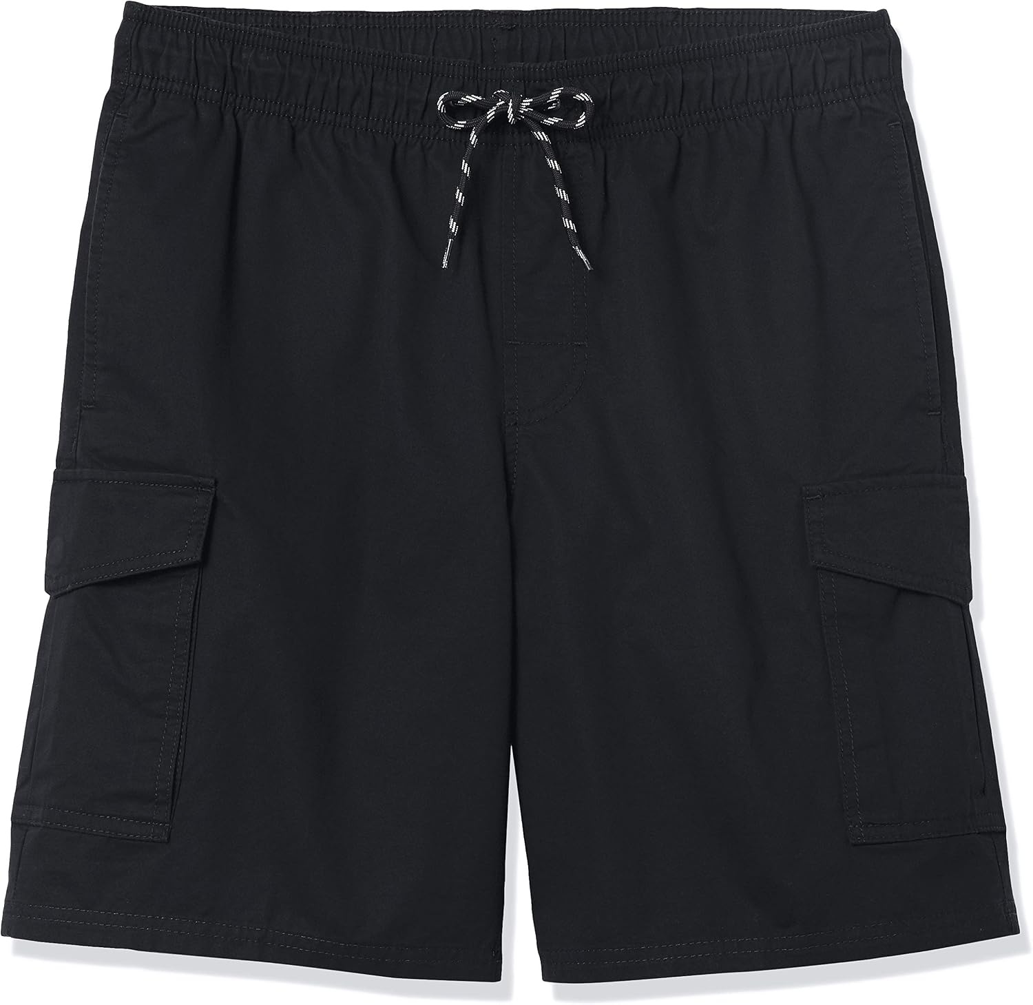 image:imageAmazon Essentials Mens 9 Elastic Waist Cargo ShortsBlack