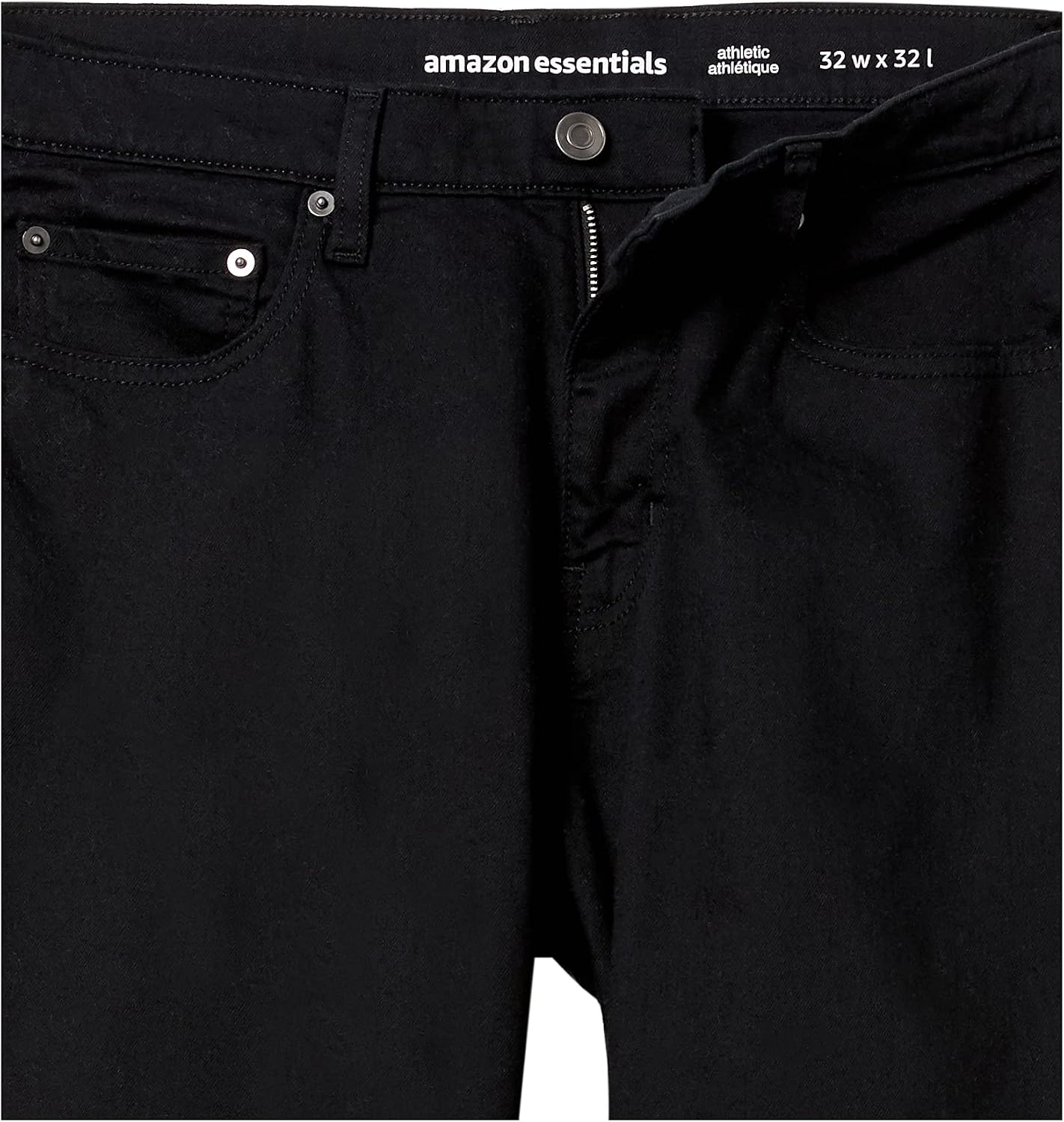 image:imageAmazon Essentials Mens AthleticFit Stretch Jeans Discontinued ColorsBlack