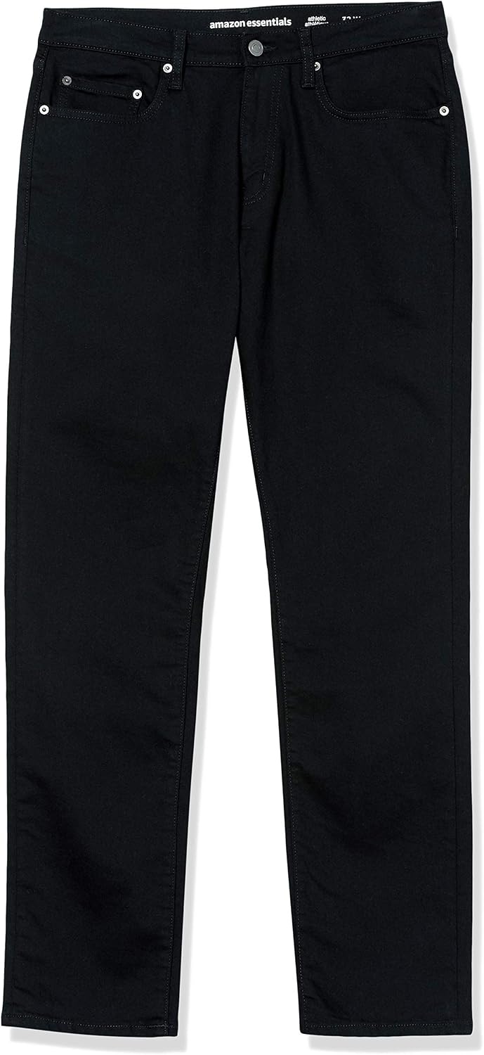 image:imageAmazon Essentials Mens AthleticFit Stretch Jeans Discontinued ColorsBlack