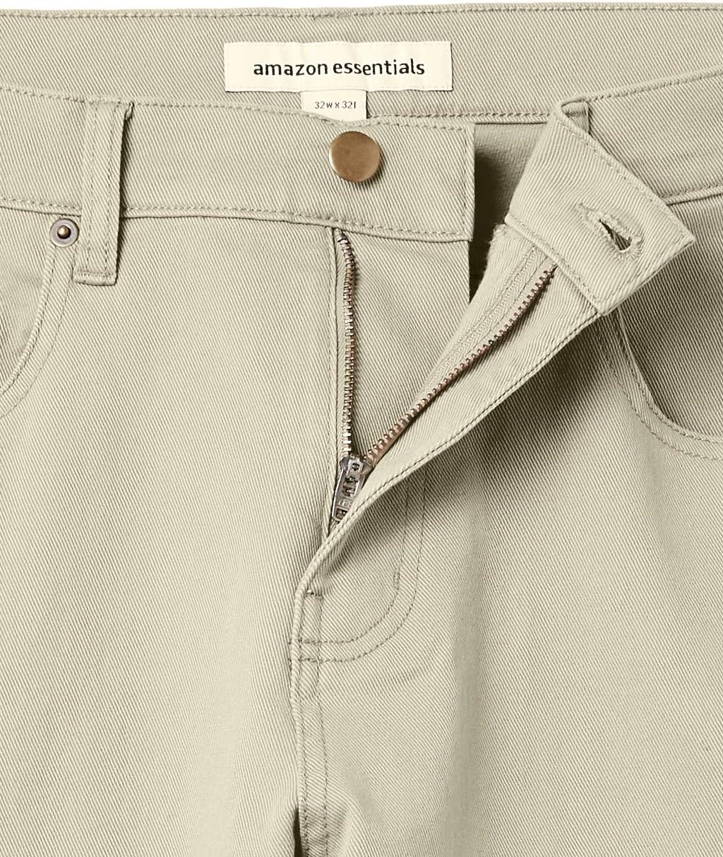 image:imageAmazon Essentials Mens AthleticFit Stretch Jeans Discontinued ColorsLight Khaki Brown