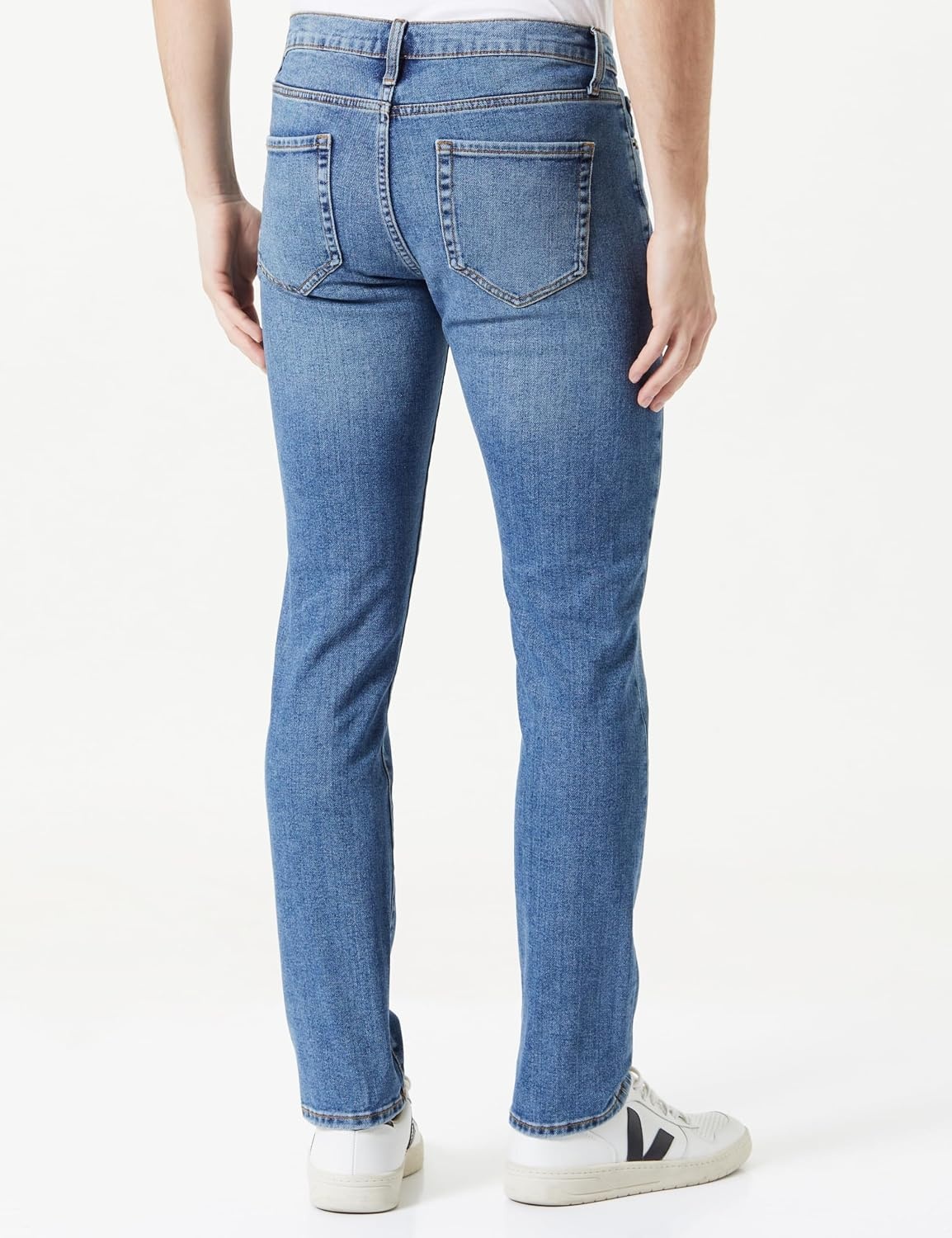 image:imageAmazon Essentials Mens AthleticFit Stretch Jeans Discontinued ColorsLight Wash