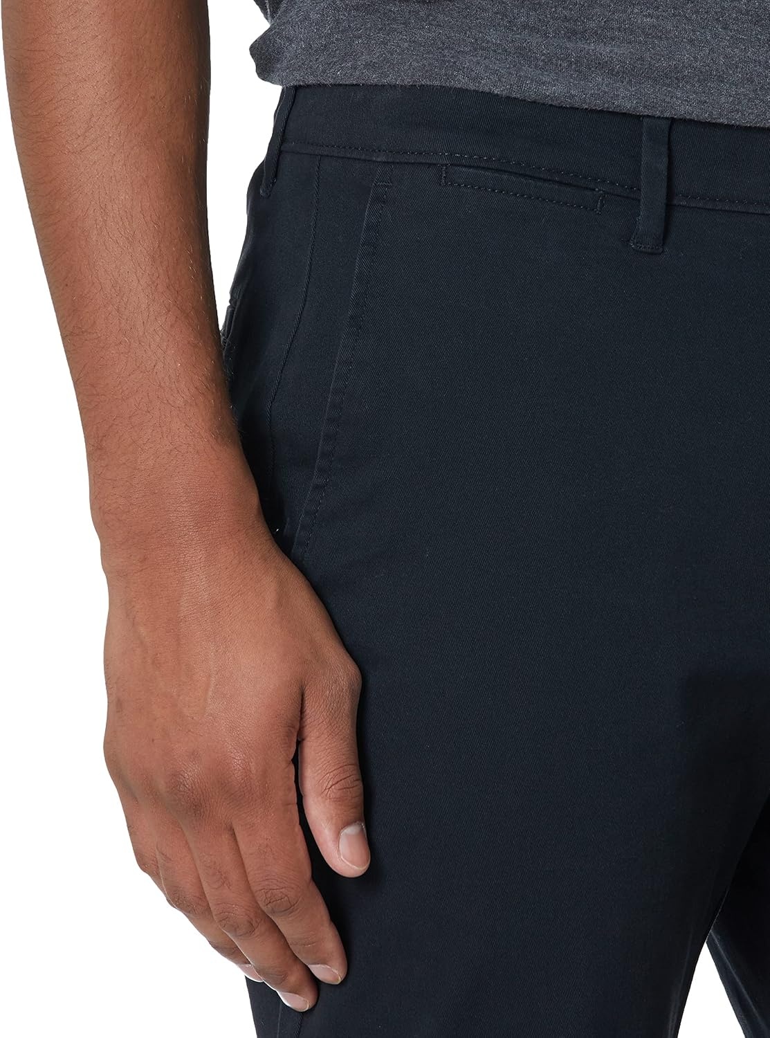 image:imageAmazon Essentials Mens Casual Stretch Chino PantBlack