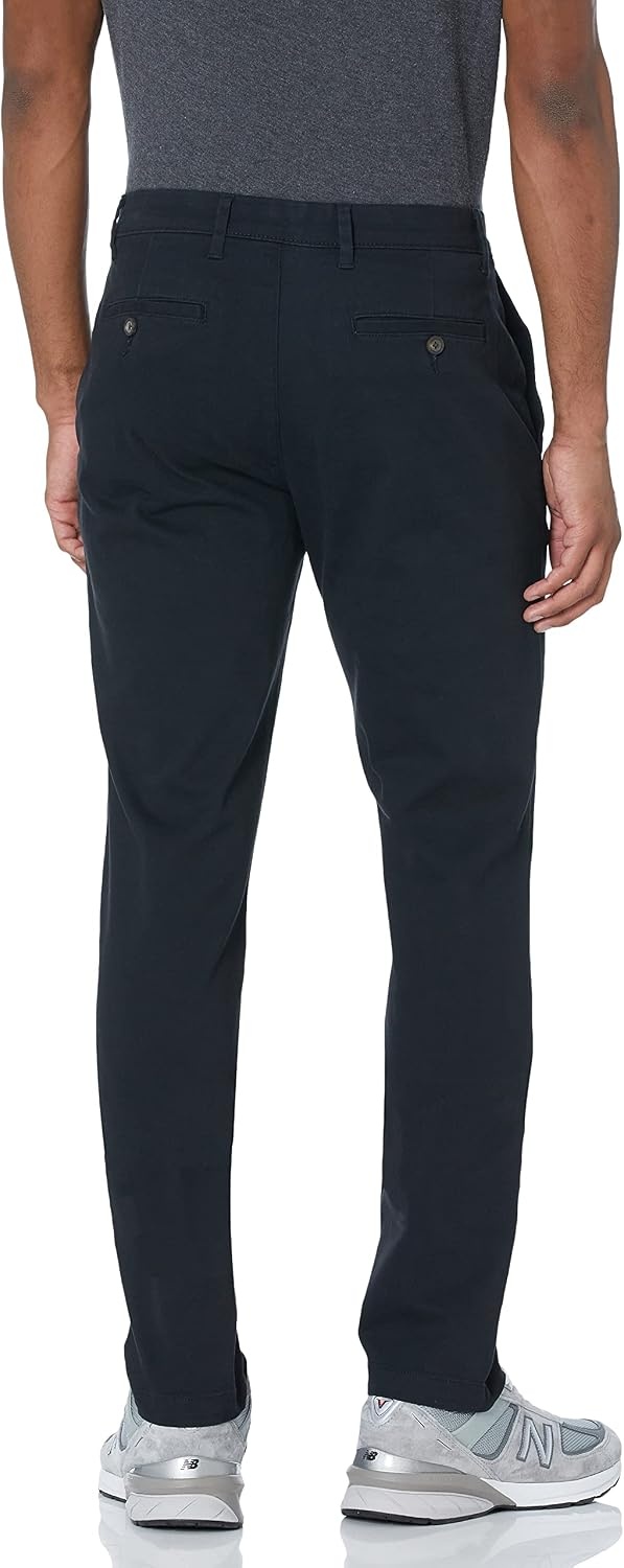 image:imageAmazon Essentials Mens Casual Stretch Chino PantBlack