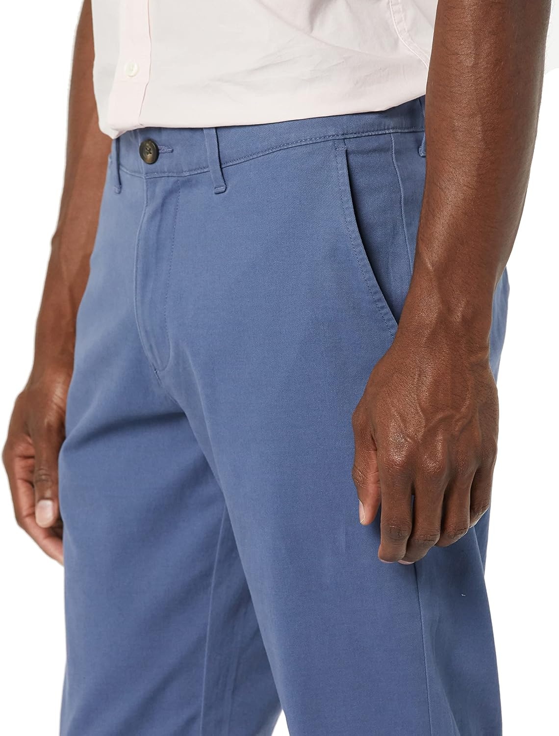 image:imageAmazon Essentials Mens Casual Stretch Chino PantIndigo