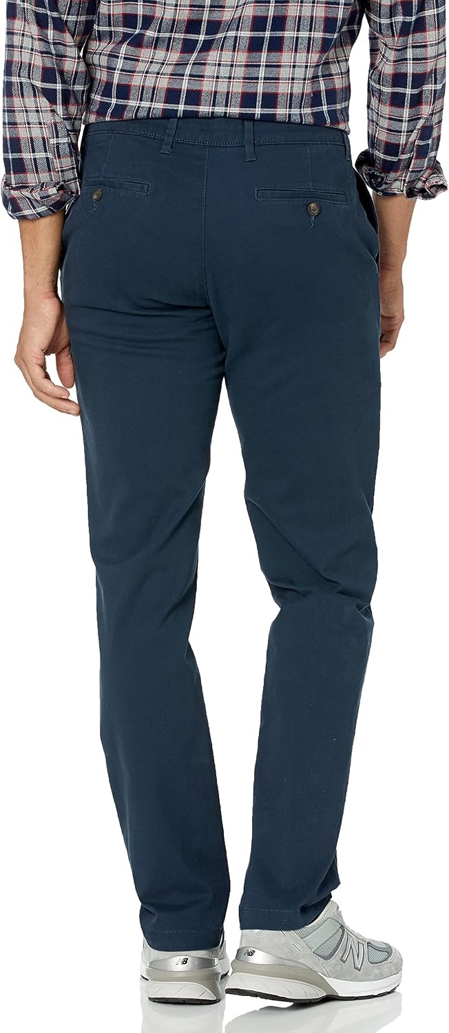 image:imageAmazon Essentials Mens Casual Stretch Chino PantNavy