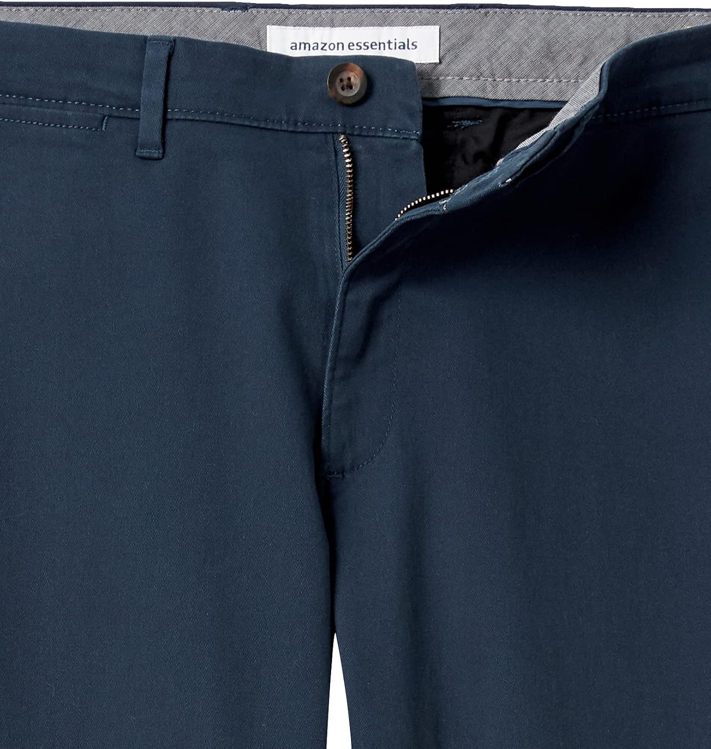 image:imageAmazon Essentials Mens Casual Stretch Chino PantNavy