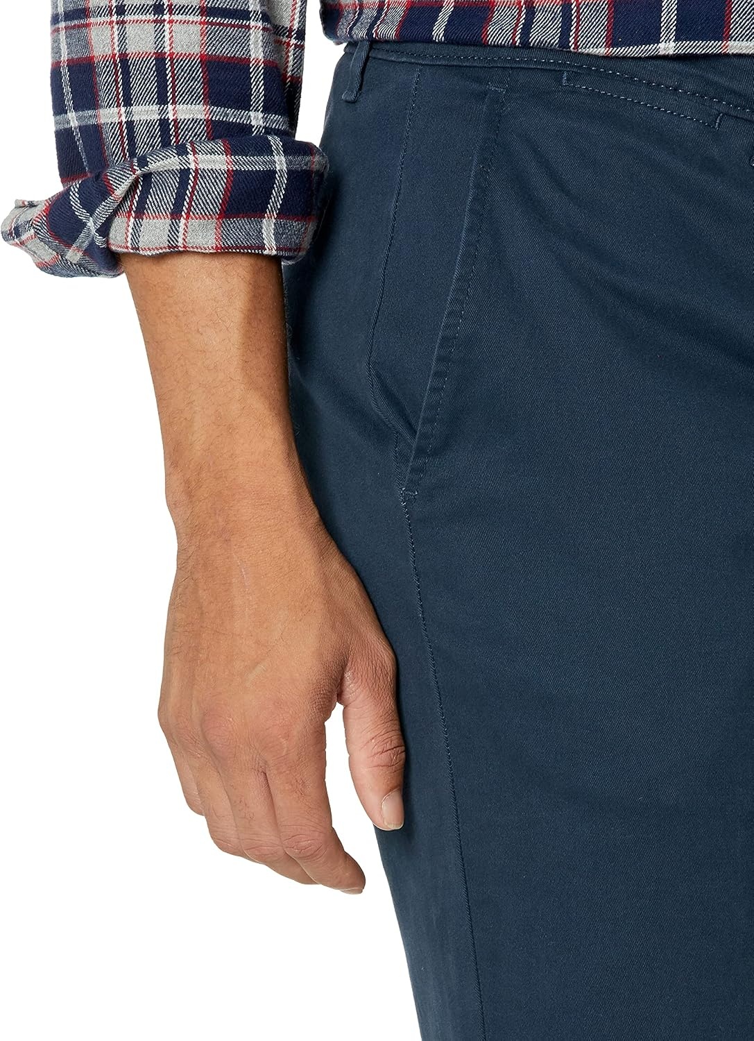 image:imageAmazon Essentials Mens Casual Stretch Chino PantNavy