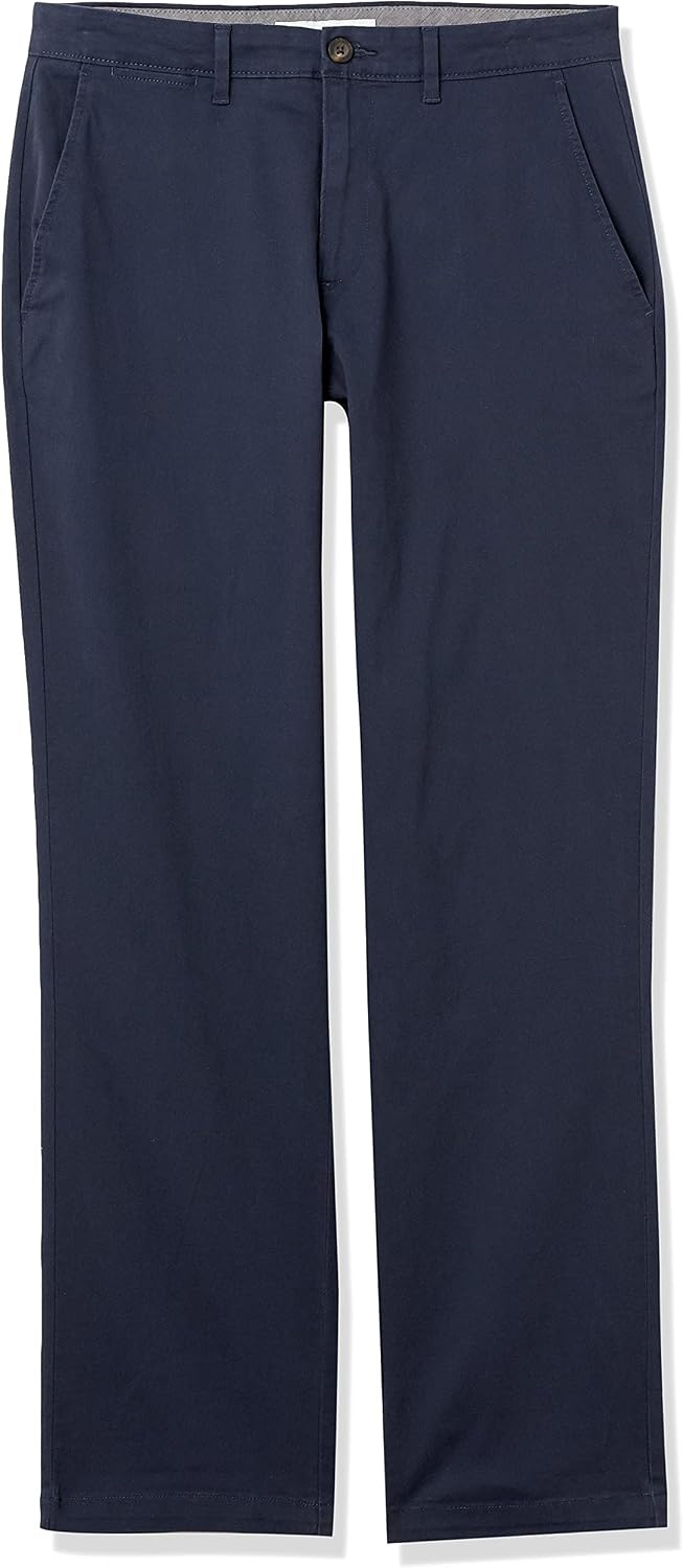 image:imageAmazon Essentials Mens Casual Stretch Chino PantNavy