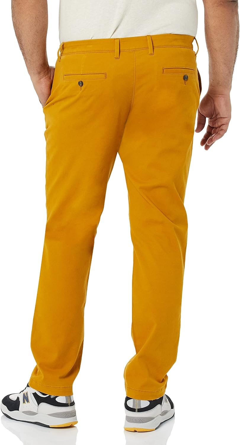 image:imageAmazon Essentials Mens Casual Stretch Chino PantNutmeg