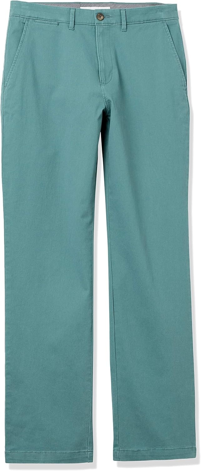 image:imageAmazon Essentials Mens Casual Stretch Chino PantSage Green