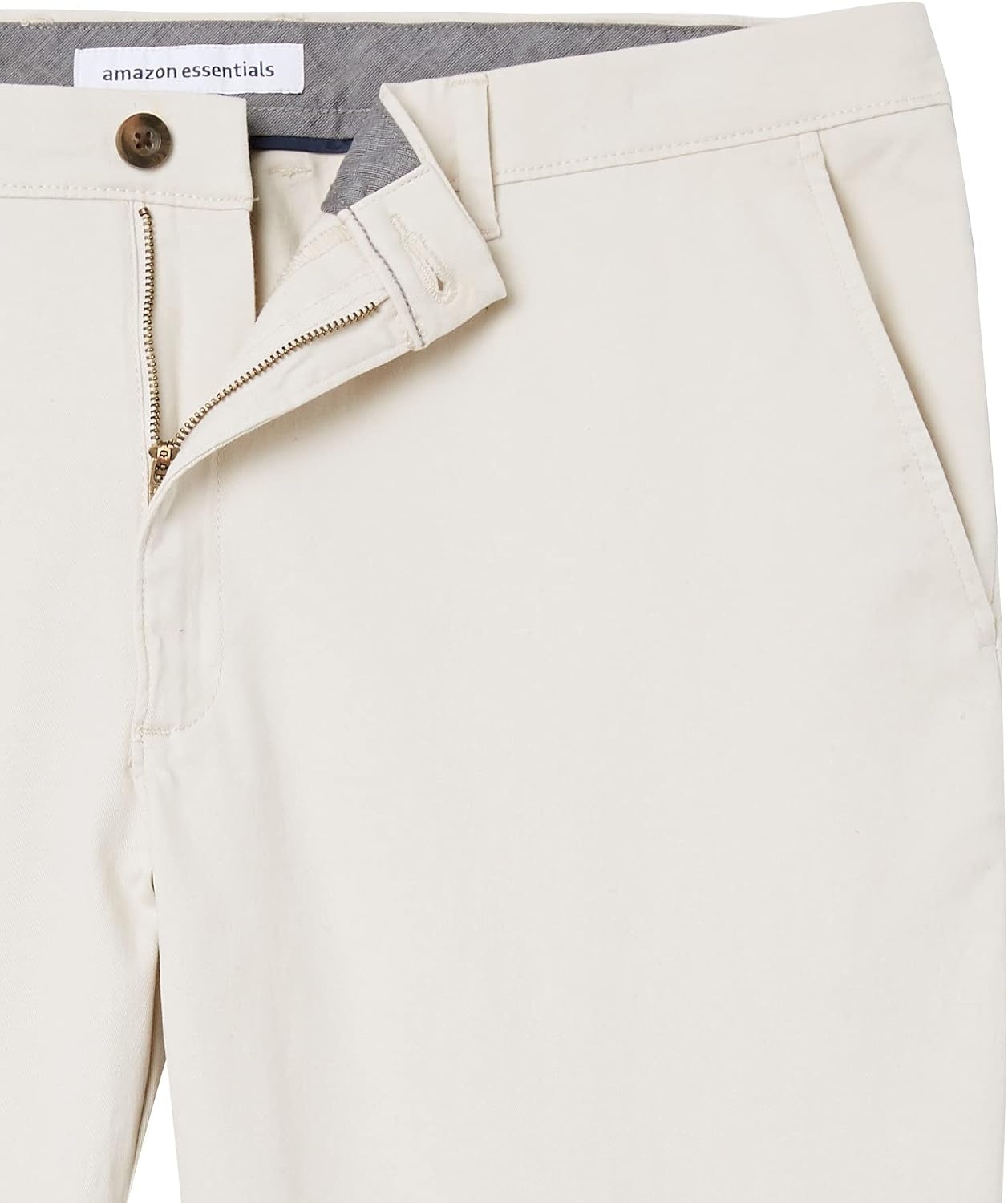 image:imageAmazon Essentials Mens Casual Stretch Chino PantStone